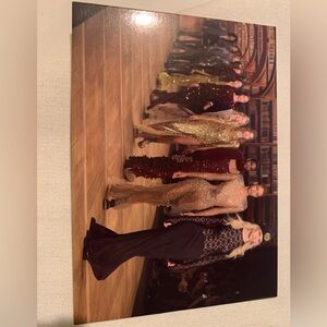 Authentic Elizabetta Franci latest runway postal brand new card with later dress